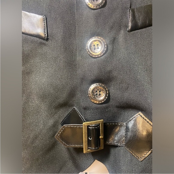 Steampunk Gothic Halloween Cosplay Long Sleeve Button Down Tailcoat Unisex XL - Picture 9 of 13